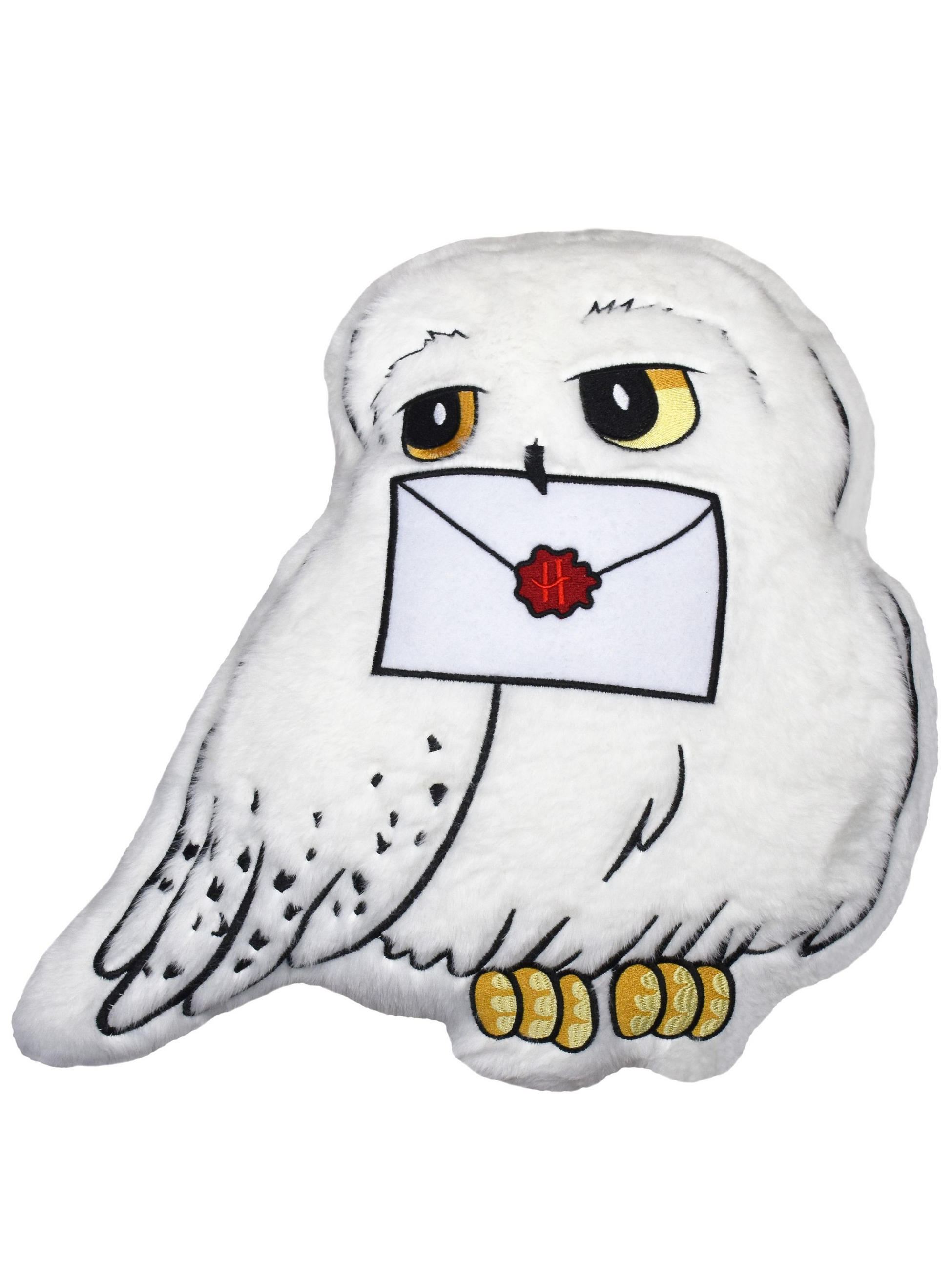 KINDERKISSEN Harry Potter Hedwig mit Brief Weiß 40 x 40 cm - Weiß, Textil (40/40cm) - United Labels
