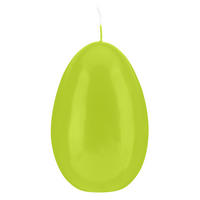 EIKERZEN XL Klarlack Lime Grün 140 x Ø 100 mm, 2 Stück - Limette, Paraffin (10/14/14cm) - Kopschitz Kerzen
