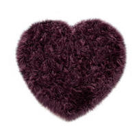 HOCHFLORTEPPICH 80/75 cm Playa 960 - Lila, Textil (80/75cm) - Paco Home