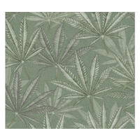 VLIESTAPETE Grün 53/1005 cm - Grün, Textil (53/1cm) - KUNSTLOFT