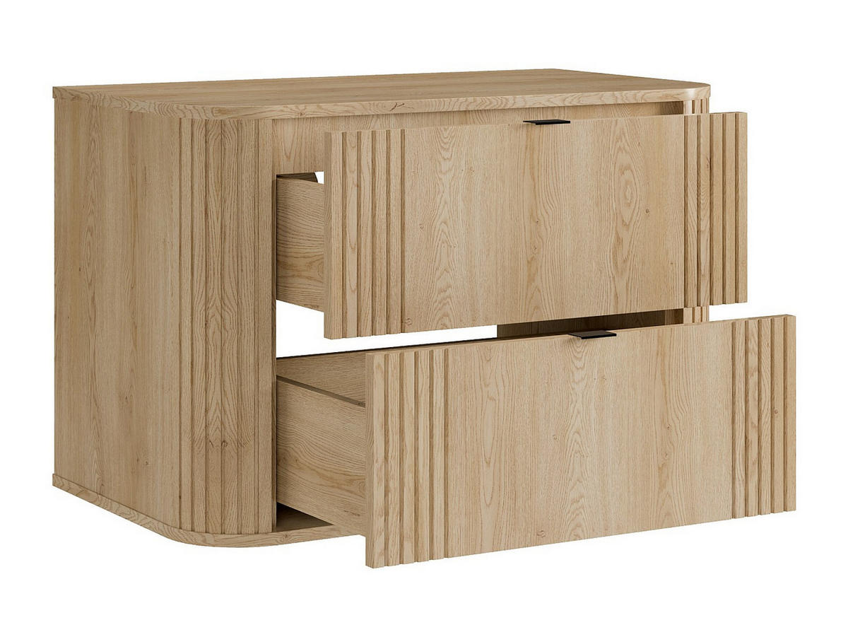 WASCHBECKENUNTERSCHRANK - 80 cm x 46 cm - holz - naturfarben hell Filor - Naturfarben, Holz (80/57/46cm) - Vente-Unique