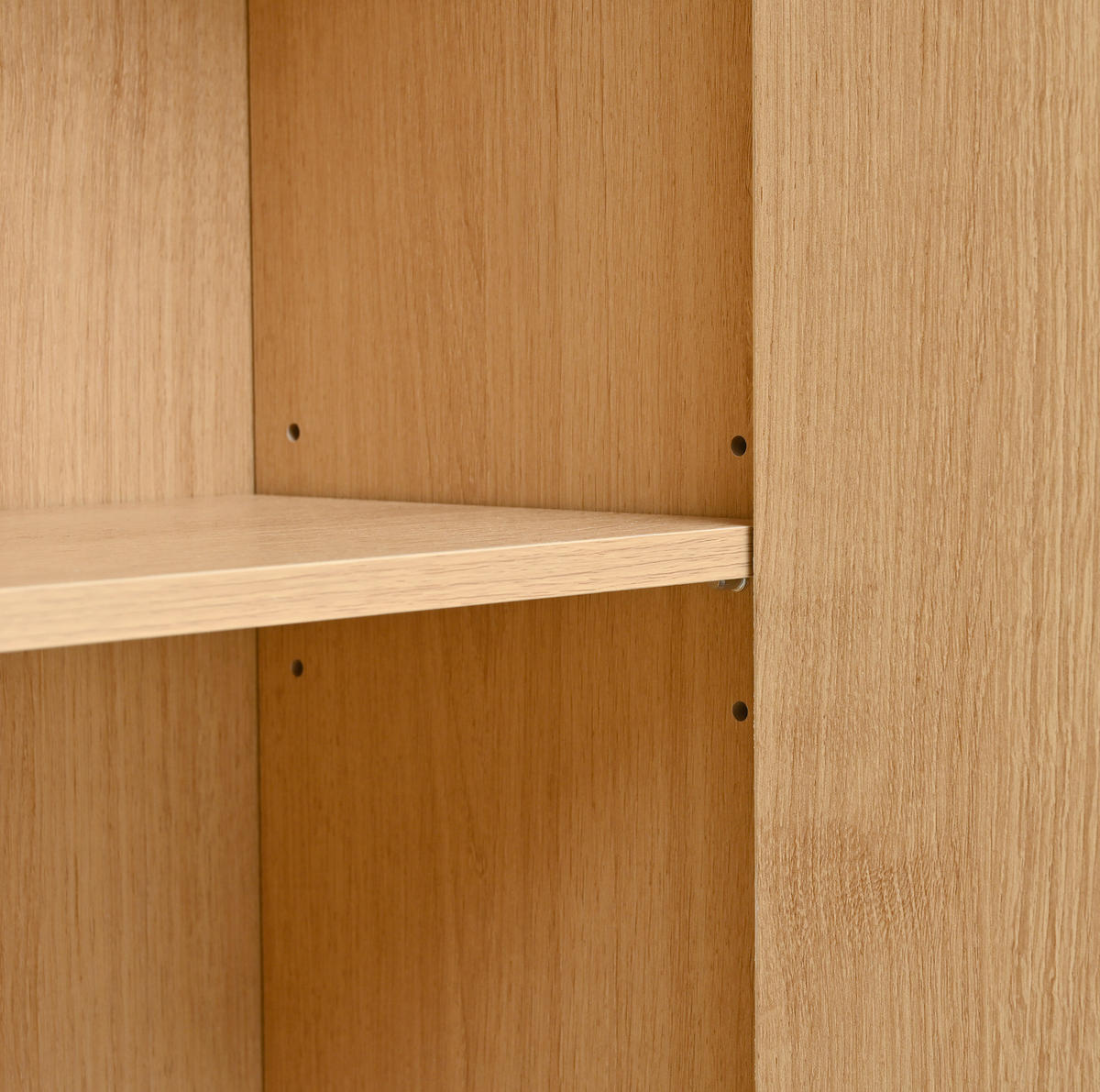 SCHUHSCHRANK aus MDF 110x24x100cm in Natur mit Soft-Close - Naturfarben, Holzwerkstoff (110/100/24cm) - Modfu