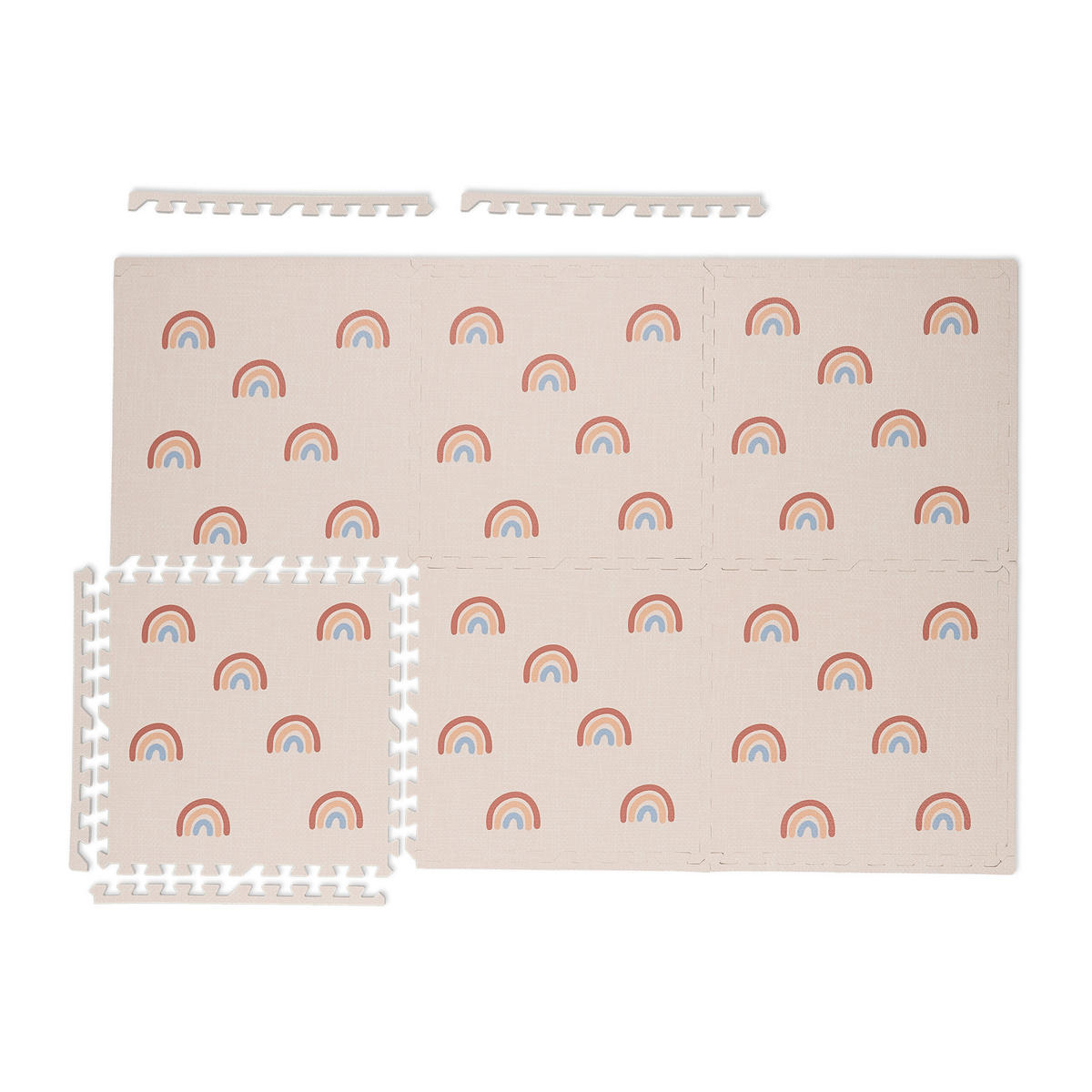 6XPUZZLOVÁ podložka - ružová, plast (60/60cm) - Relaxdays