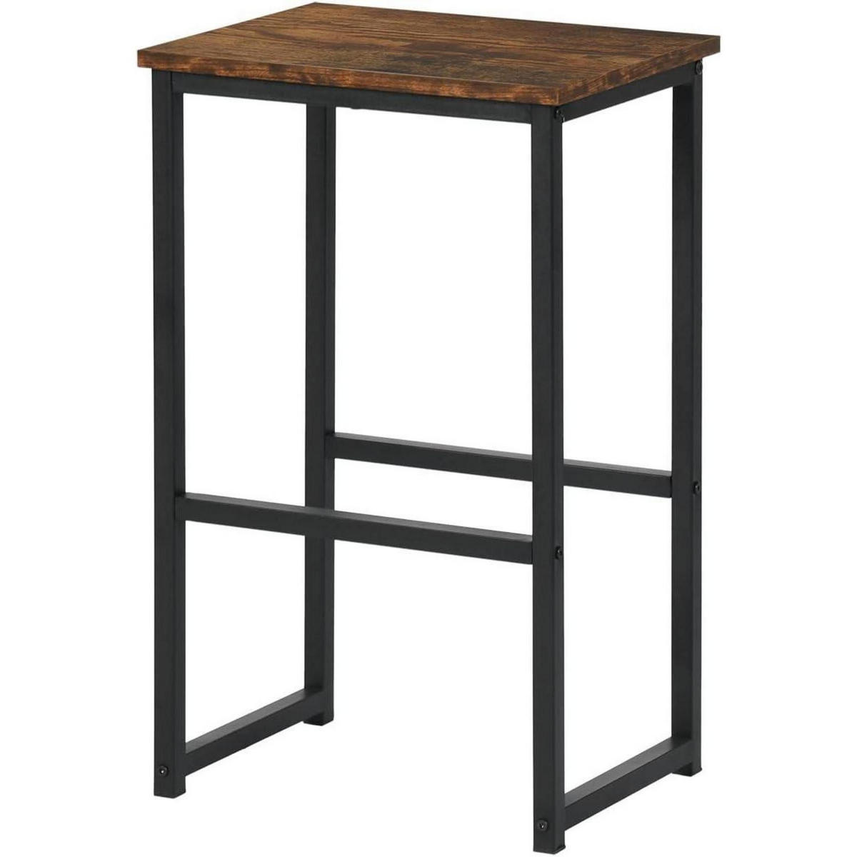 BARTISCH Set mit 4 Hockern, Industriestil, Vintage-Braun - Braun, Holzwerkstoff (50/90/100cm)