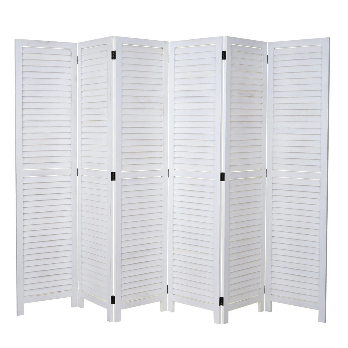 PARAVENT Weiß - Weiß, Holz (243/170/2cm) - MCW