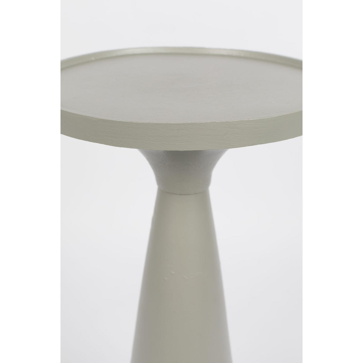 BEISTELLTISCH Flos Rund 28 cm Grau - Grau, Metall (28/28/56cm) - Zuiver