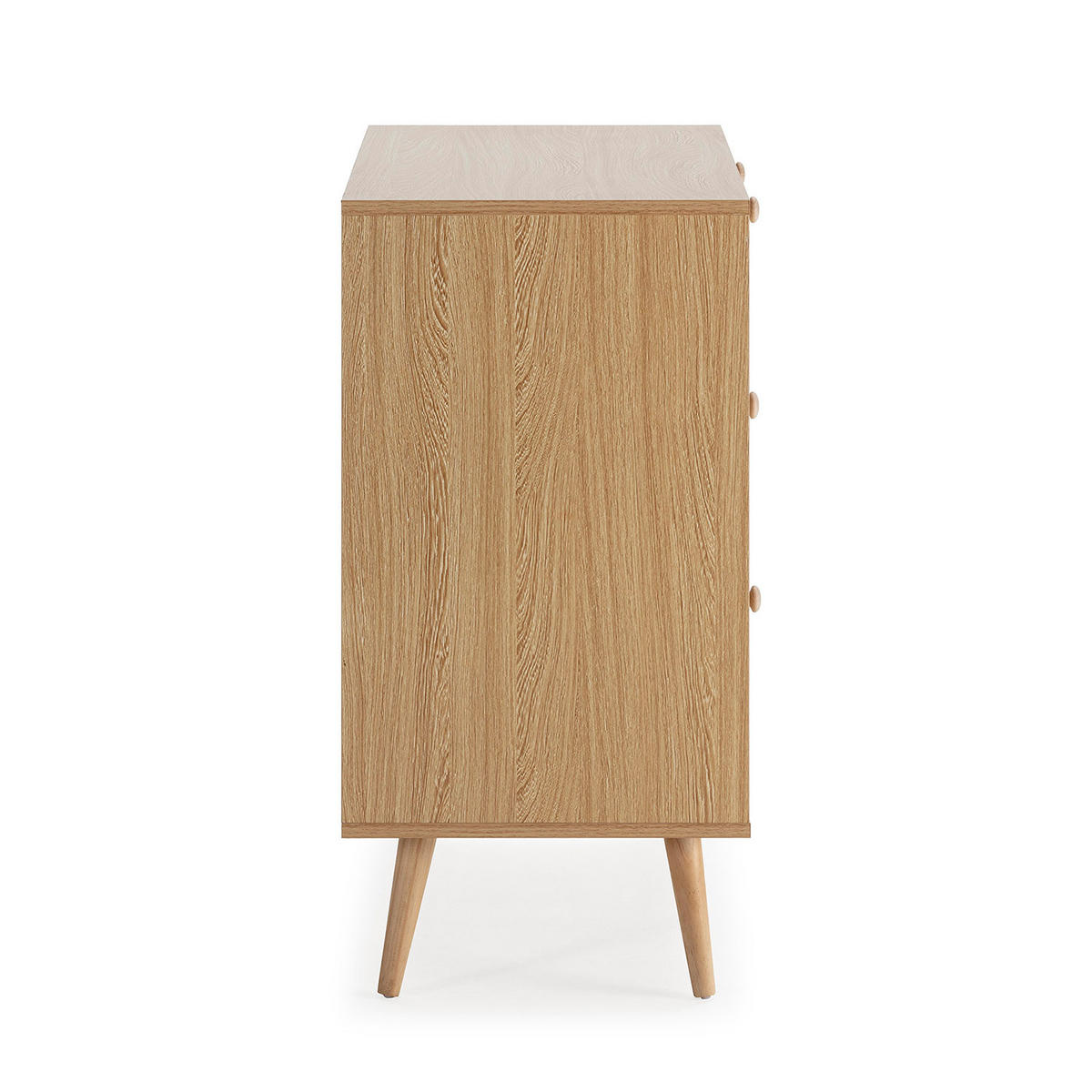 KOMMODE 80/80/40 Luna eichefarben - Honigeiche, Holzwerkstoff (80/80/40cm)