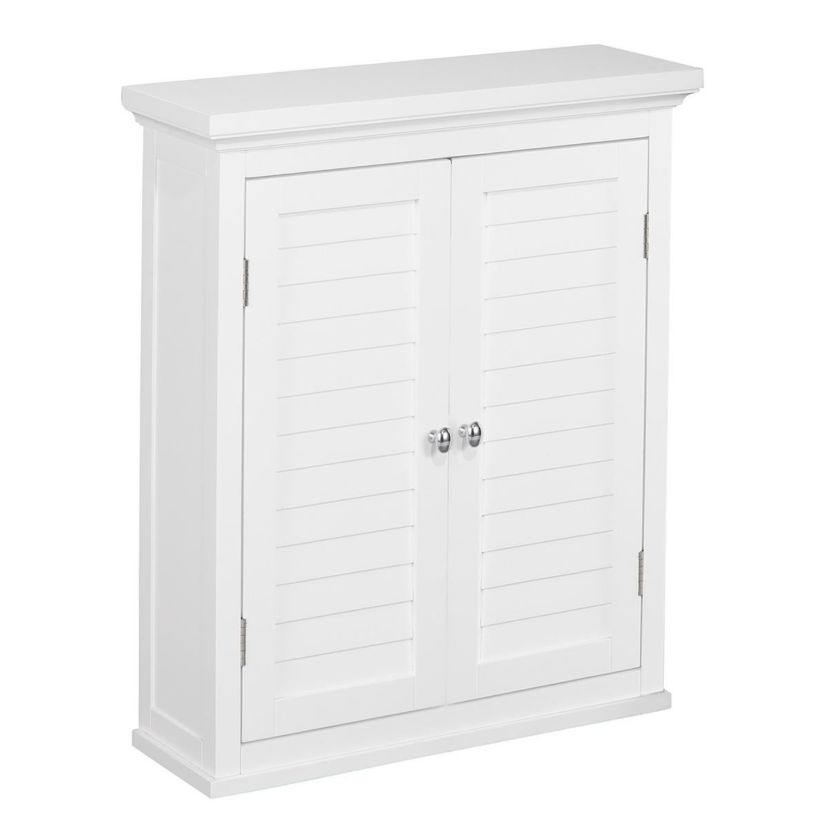 HÄNGESCHRANK mit Einlegeboden, Weiß, 61cm - Anthrazit/Weiß, Holzwerkstoff/Metall (17.8/61/61cm) - Teamson Home