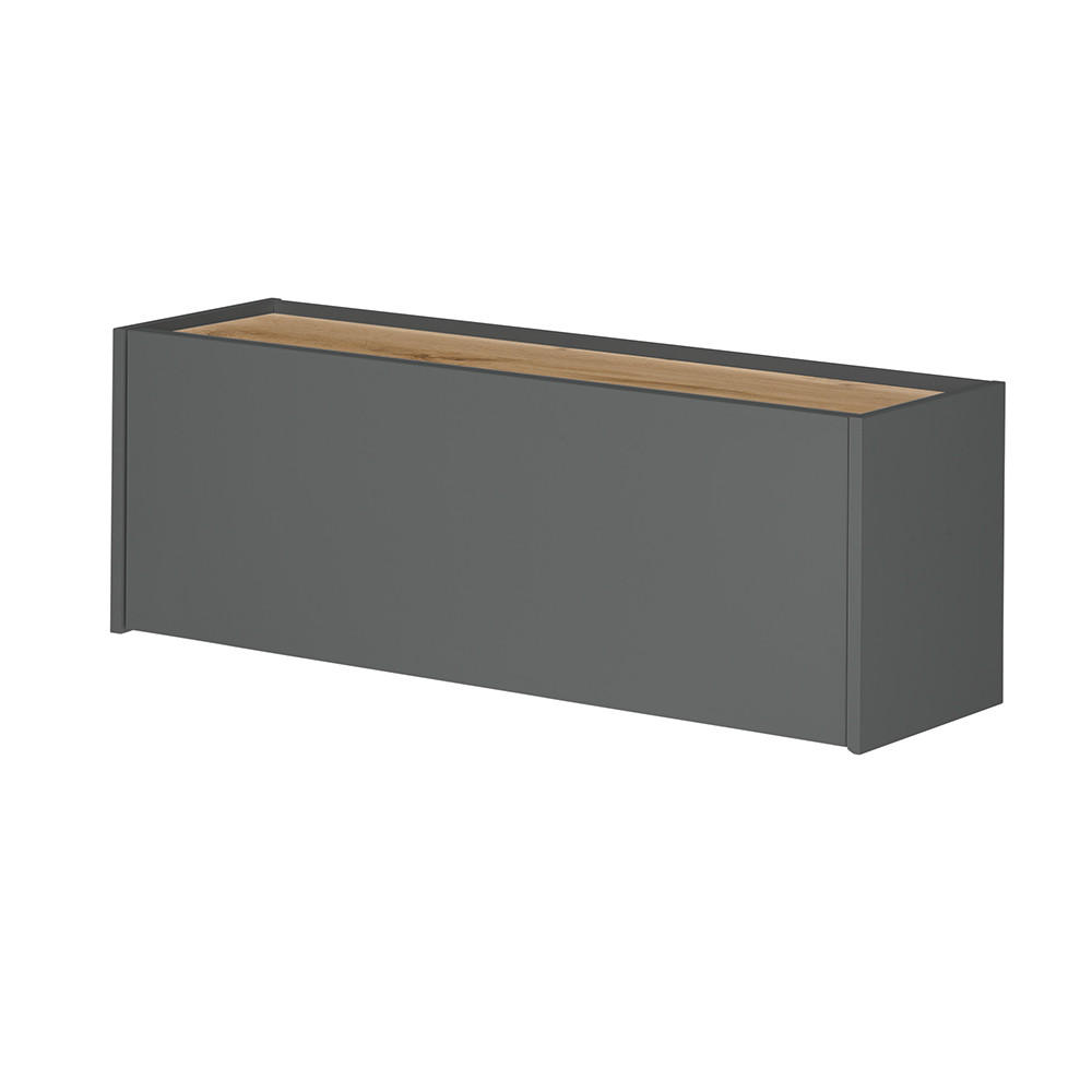 Lomado Hängeschrank Anthrazit 100x35x30 cm