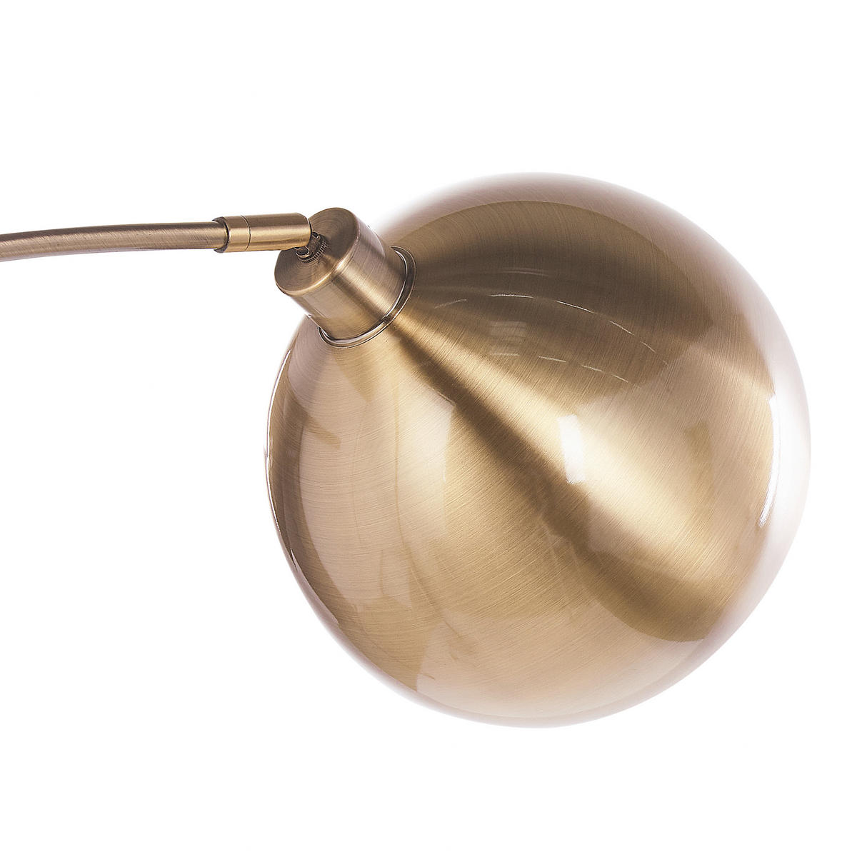 STEHLAMPE Paroo 96/35/210 cm - Messingfarben, Metall (96/35/210cm) - Beliani