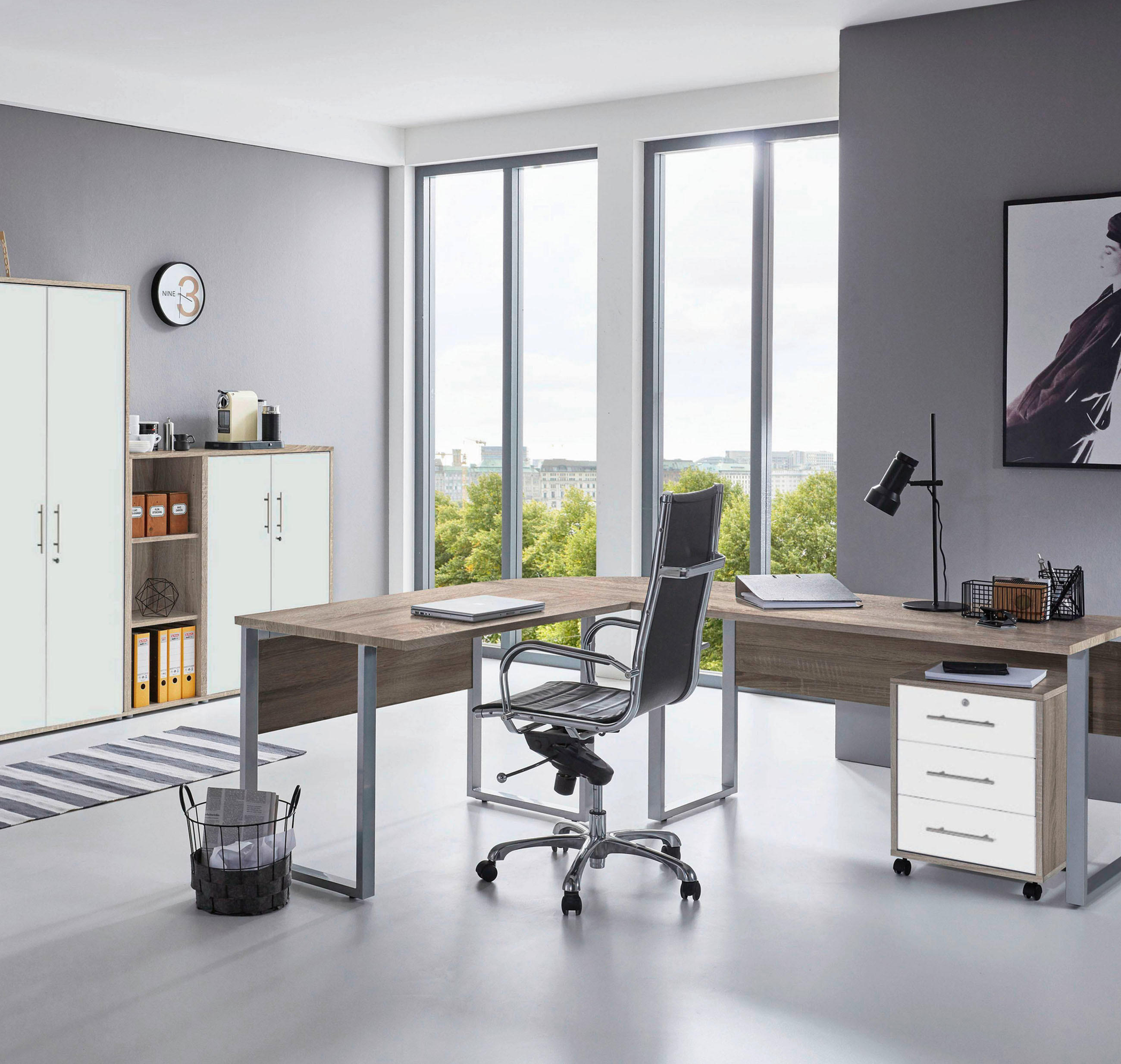 Home-Office, Büro zuhause schön einrichten.