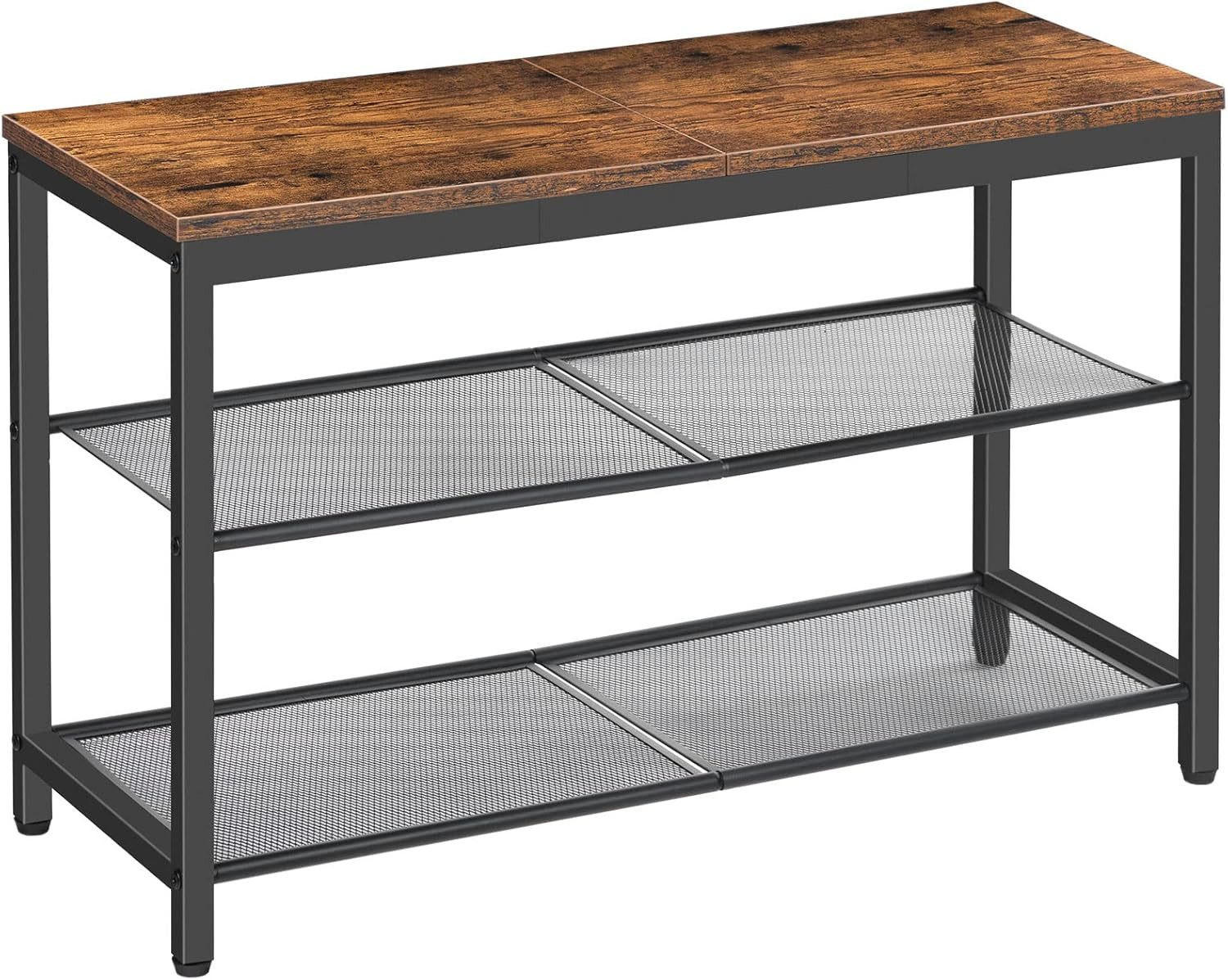 Hoobro Schuhregal Braun 29x49x75 cm
