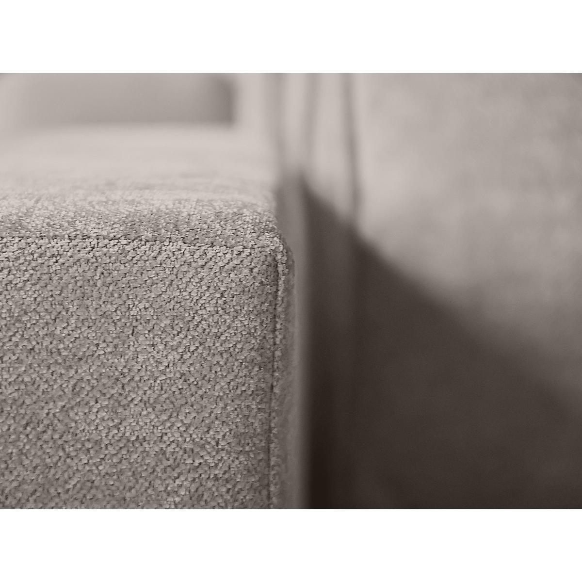 ECKSOFA Parma ohne Schlaffunktion cappuccino rechts - Schwarz/Cappuccino, Textil (314/224cm) - Beautysofa