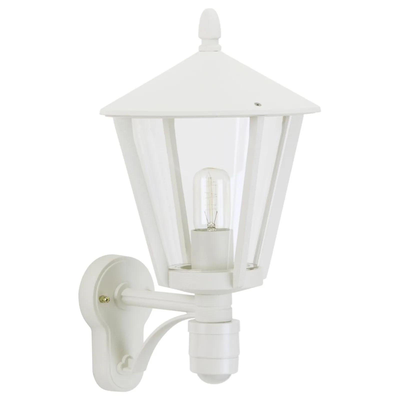 AUSSENLEUCHTE MIT BEWEGUNGSMELDER Weiß - Weiß, Metall (13/45/13cm) - click-licht