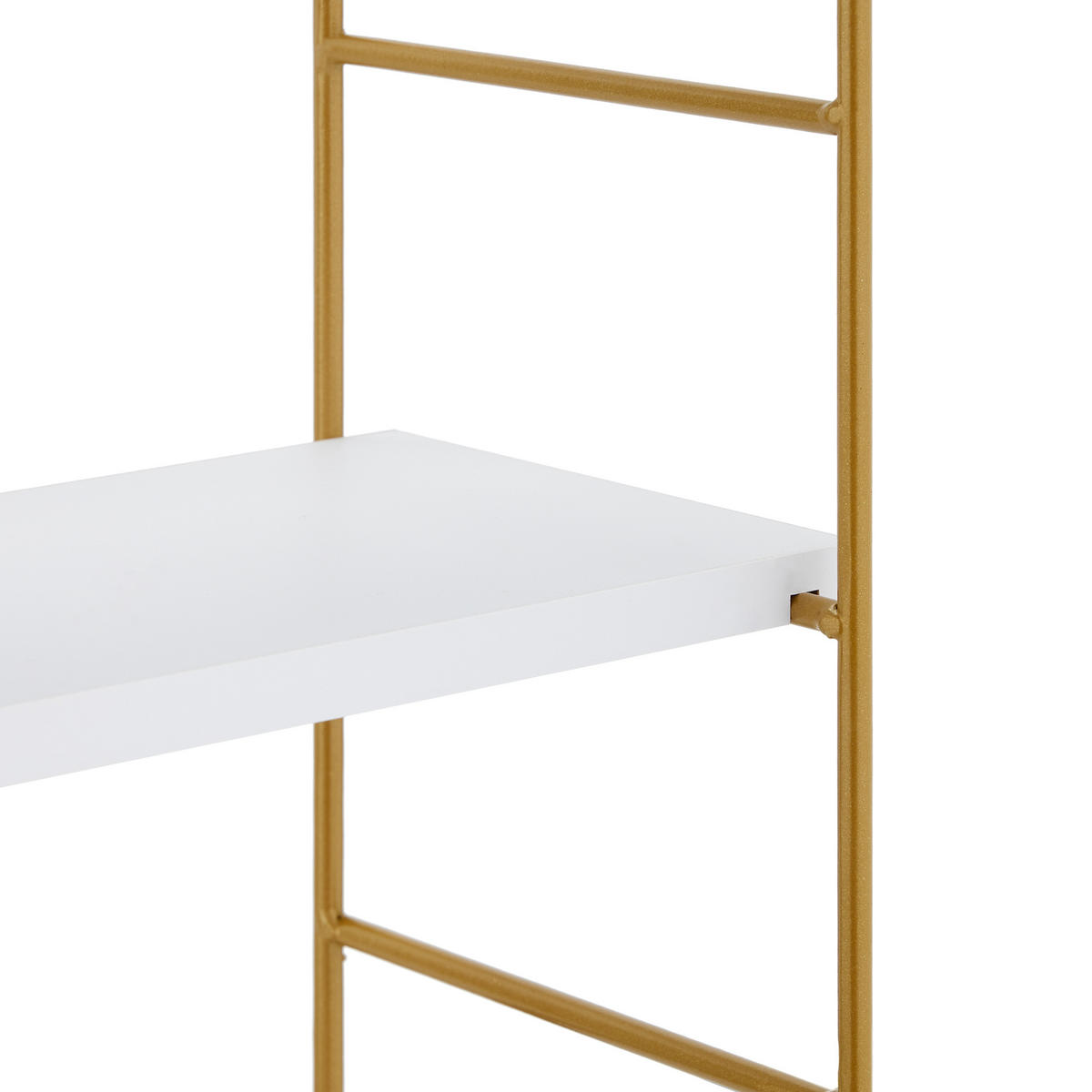 WANDREGAL - Weiß, Holzwerkstoff/Kunststoff (60/60/15cm) - Relaxdays