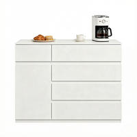 KOMMODE Weiß 100/40/80 cm - Weiß, Holzwerkstoff (100/80/40cm) - PANGIVO