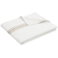 STRANDTUCH, 100% Baumwolle - Weiß, Textil (70/180cm) - Zollner