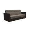 SOFA WIND mit Schlaffunktion KORNET04+DOLARO33 mit Stauraum - Braun, Textil (87/95/216cm) - Bedante