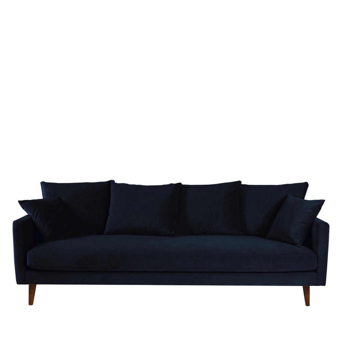 BETTSOFA - Navy blau - Dunkelblau, Textil (233/86/95cm) - Drawer