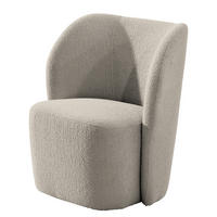 SESSEL - Hellgrau/Schwarz, Kunststoff/Textil (75/78/49cm) - home24