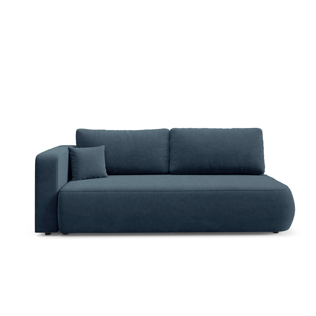 SOFA Antonio 3 Sitzplätze Blau - Blau, Holz (228/82/106cm) - Petits-meubles
