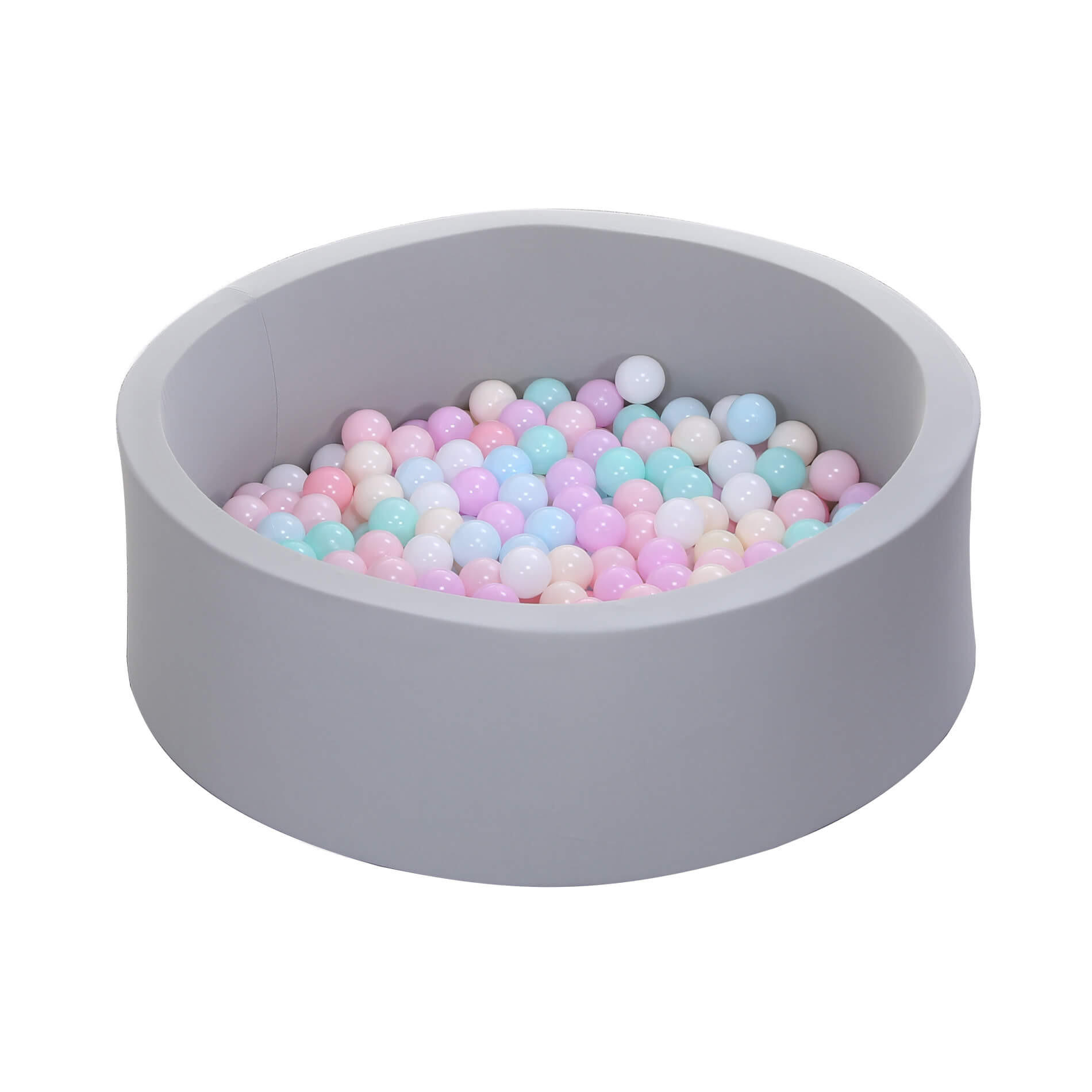 BÄLLEBAD Grau 90/90/28 cm - Grau, Kunststoff (90/90/28cm)