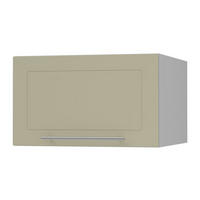 KLAPPHÄNGESCHRANK Kvantum W6B/60 Vanille Matt / Grau Matt 60 / 59 / 36cm - Creme/Grau, Holz/Holzwerkstoff (60/36/59cm) - Feldmann-Wohnen