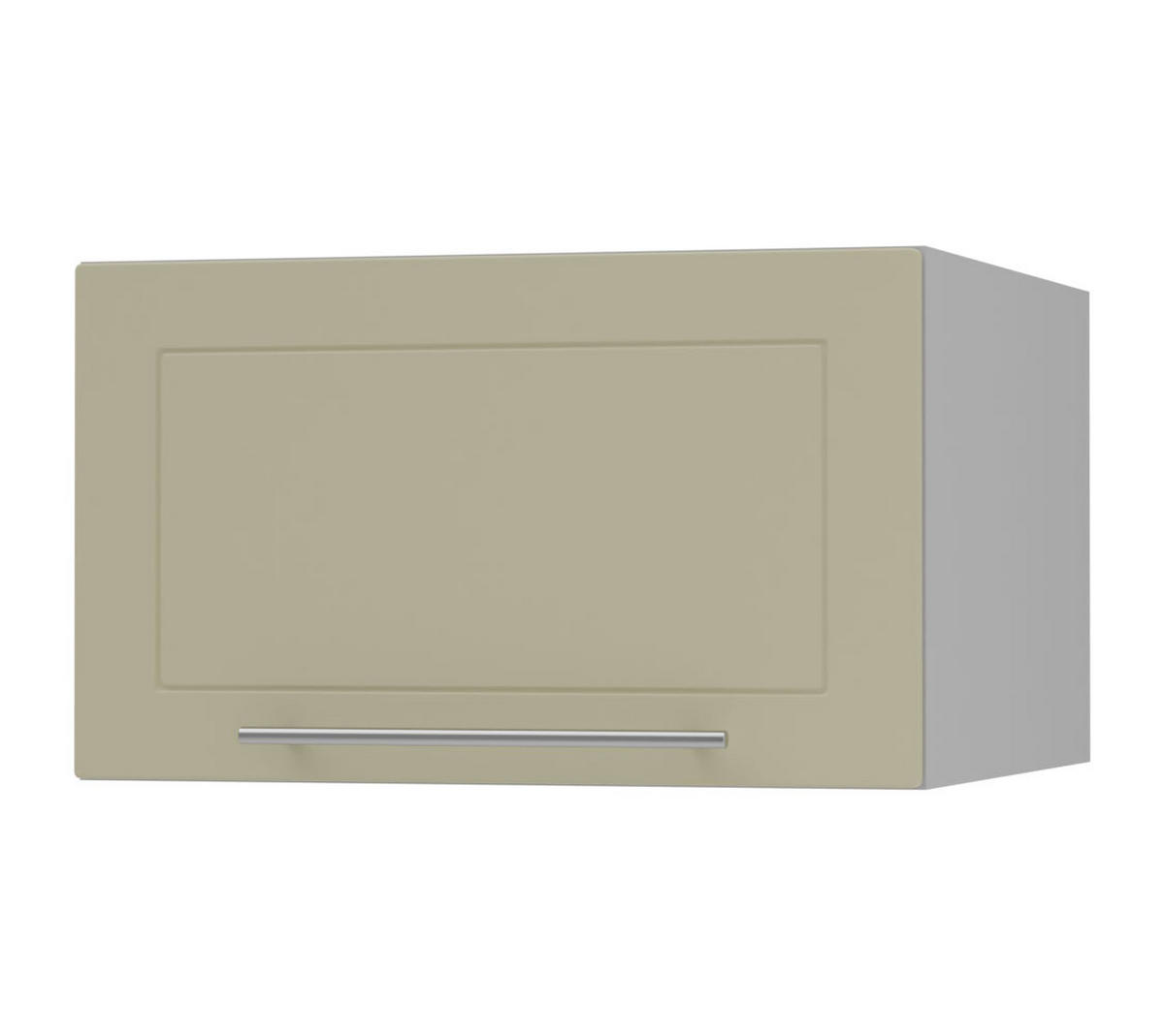 KLAPPHÄNGESCHRANK Kvantum W6B/60 Vanille Matt / Grau Matt 60 / 59 / 36cm - Creme/Grau, Holz/Holzwerkstoff (60/36/59cm) - Feldmann-Wohnen