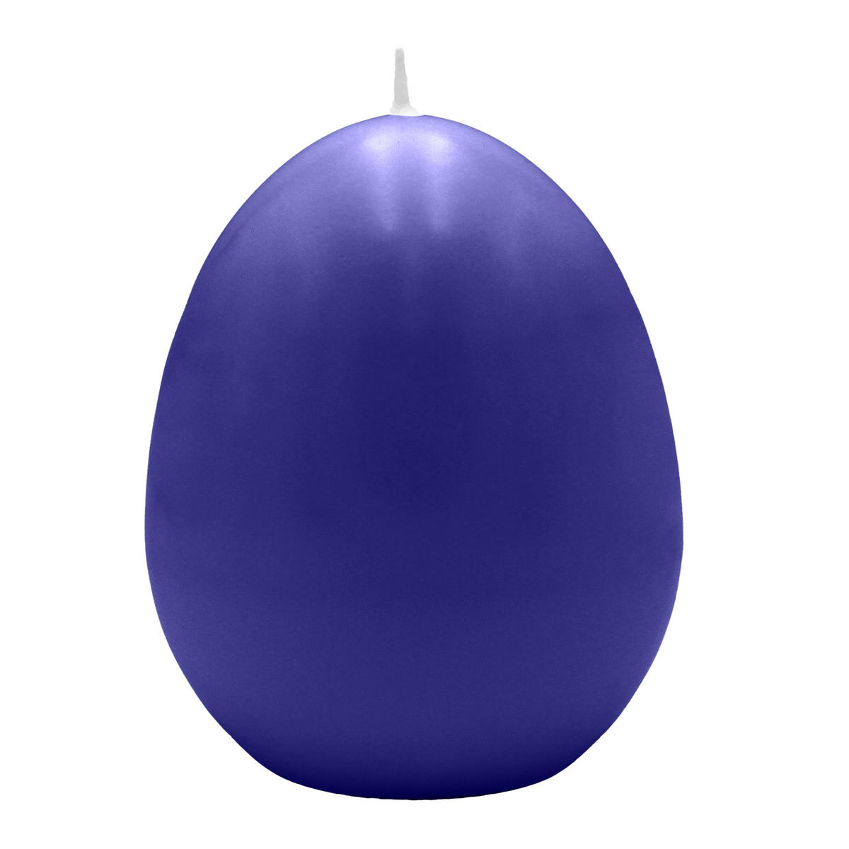 EIKERZE XXL, Straußenei Royalblau 200 x Ø 140 mm, 1 Stück - Blau, Paraffin (14/20/20cm) - Kopschitz Kerzen