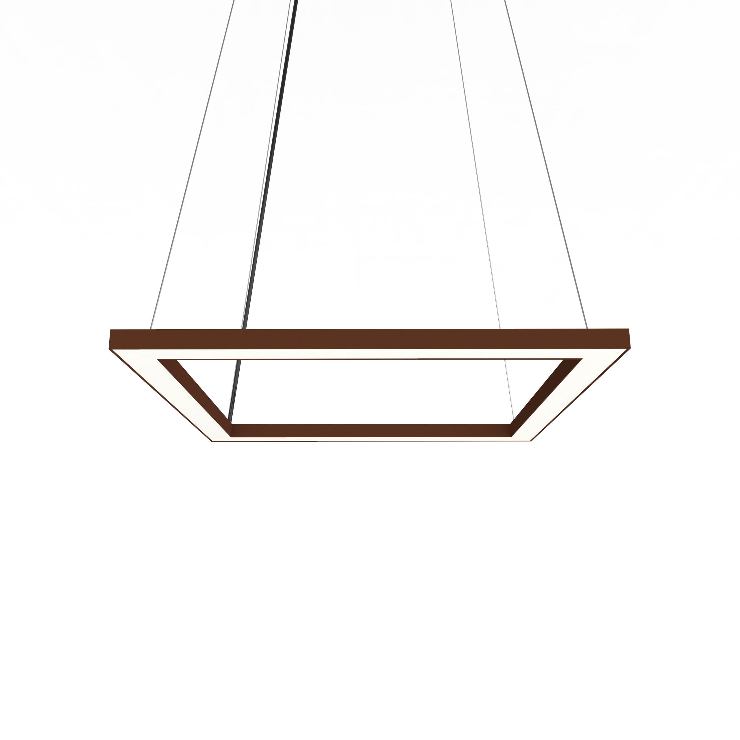 Lumicom Led-Hängeleuchte Dunkelbraun 40x100x40 cm