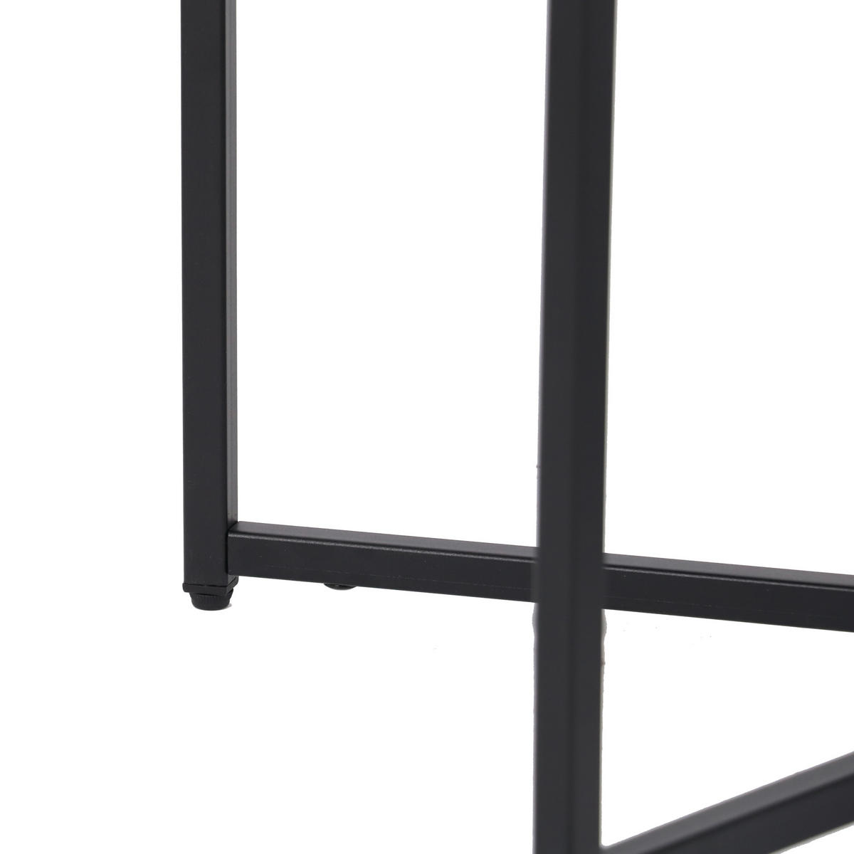 COUCHTISCH Heinola SET 2-teilig 40/40/44 - Schwarz, Metall (40/40/44cm) - [en.casa]