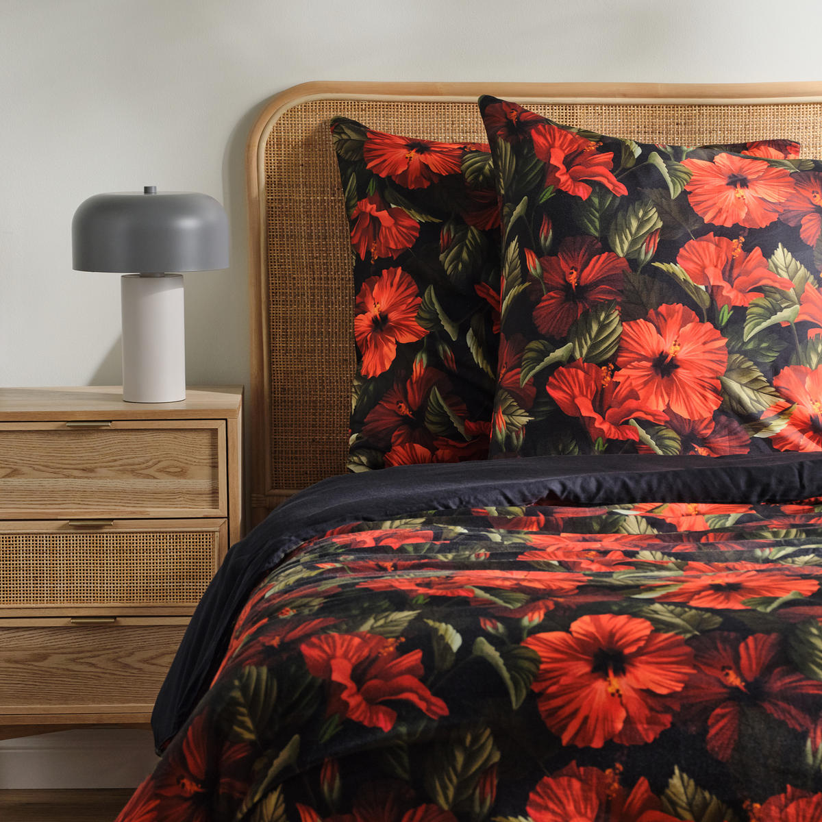 BETTWÄSCHE Akaia - Schwarz, Textil (160/200cm) - home&you