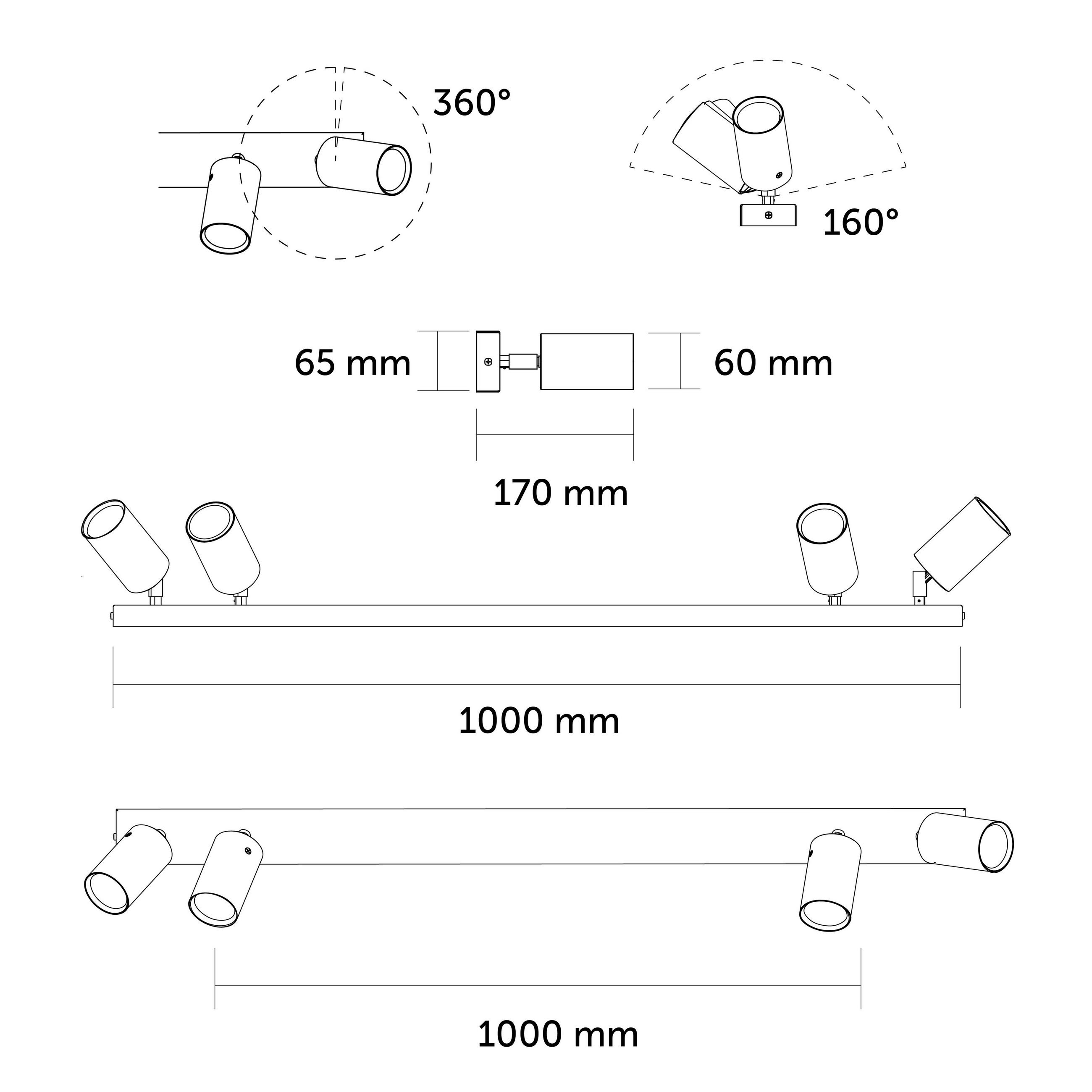 DECKENLEUCHTE - Pink, Metall (6/100/6cm) - Lumicom