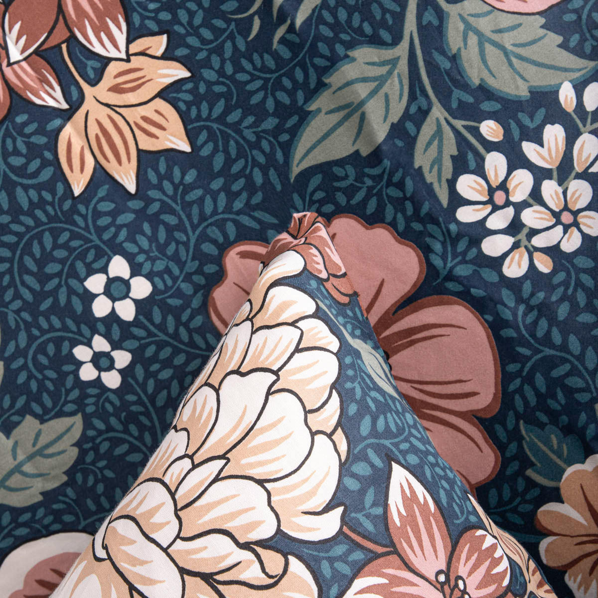 BETTWÄSCHE Meeri 160/200 cm - Dunkelblau, Textil (160/200cm) - Homla