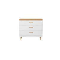 KOMMODE Denver 100/90/47 - Weiß, Holzwerkstoff (100/90/47cm) - RAUMHIRSCH FURNITURE