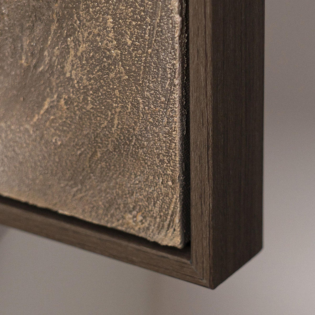GEMÄLDE Blitz der Inspiration Schattenfugenrahmen Grau 7-teilig - Grau, Holz (130/80cm) - YS-art gallery