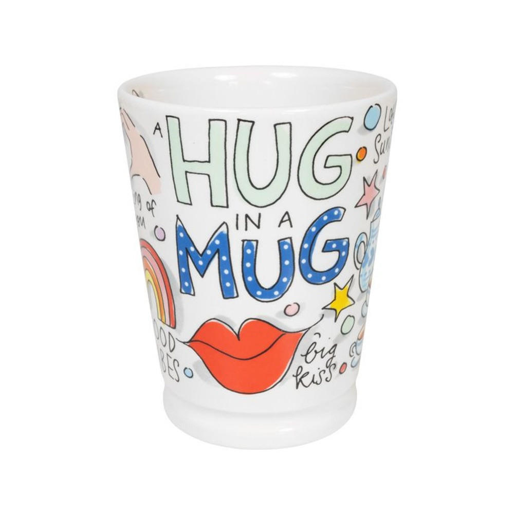 XL-BECHER A hug in a mug in Bunt - 500 ml - Multicolor, Keramik (0.5L) - Blond Amsterdam
