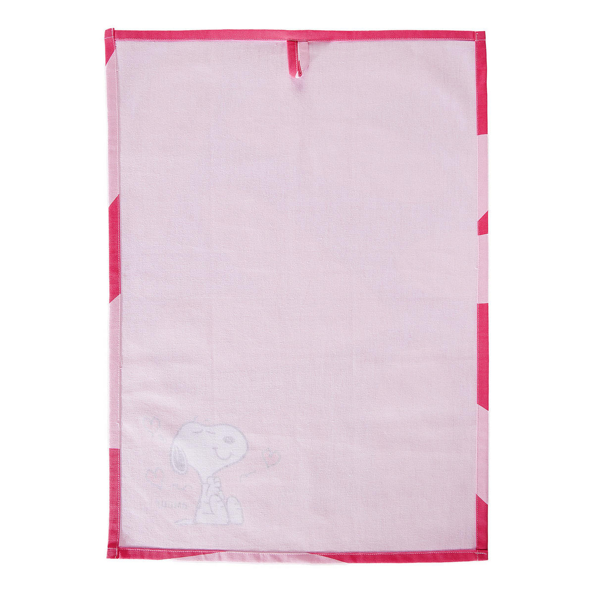 GESCHIRRTUCH Peanuts Herzen - Rot, Textil (38/54cm) - Butlers