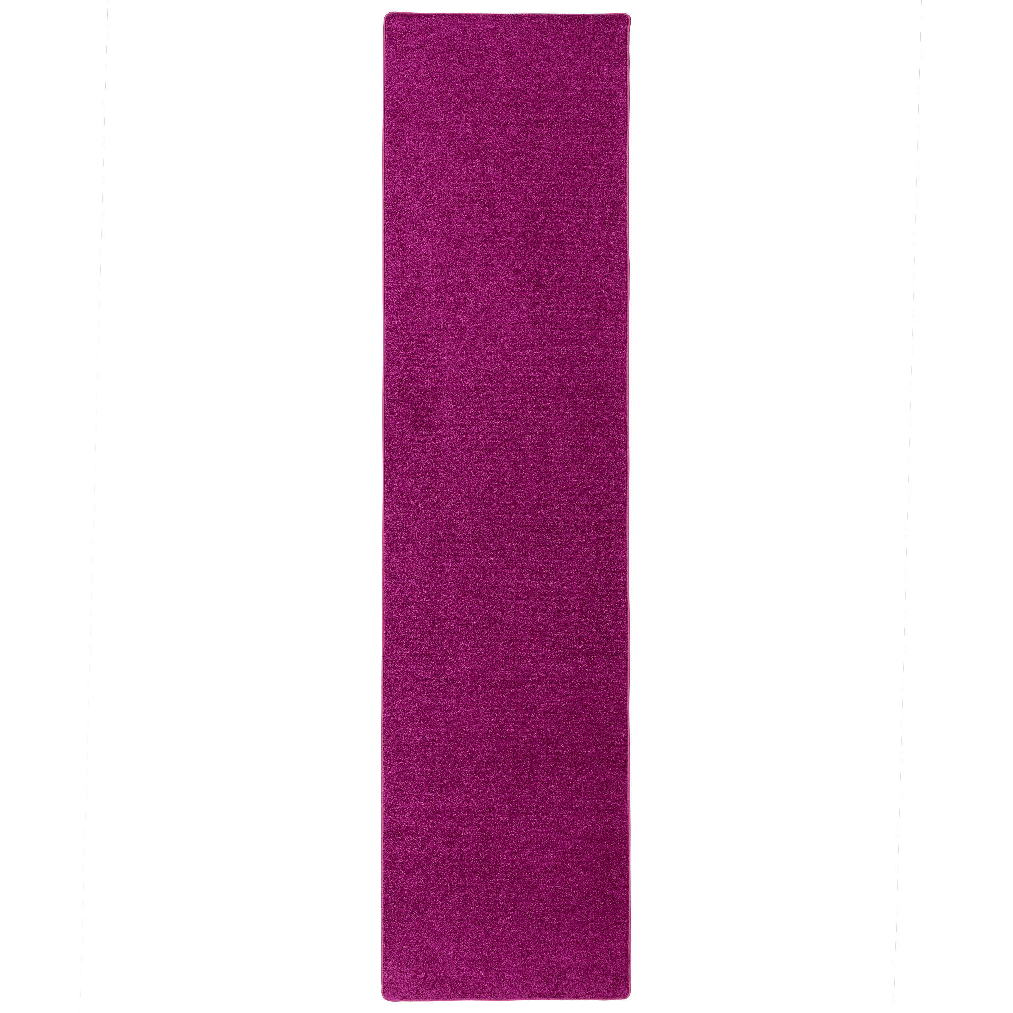 HOCHFLOR VELOURS LÄUFER TEPPICH LUNA - Violett, Textil (80/160cm) - Snapstyle