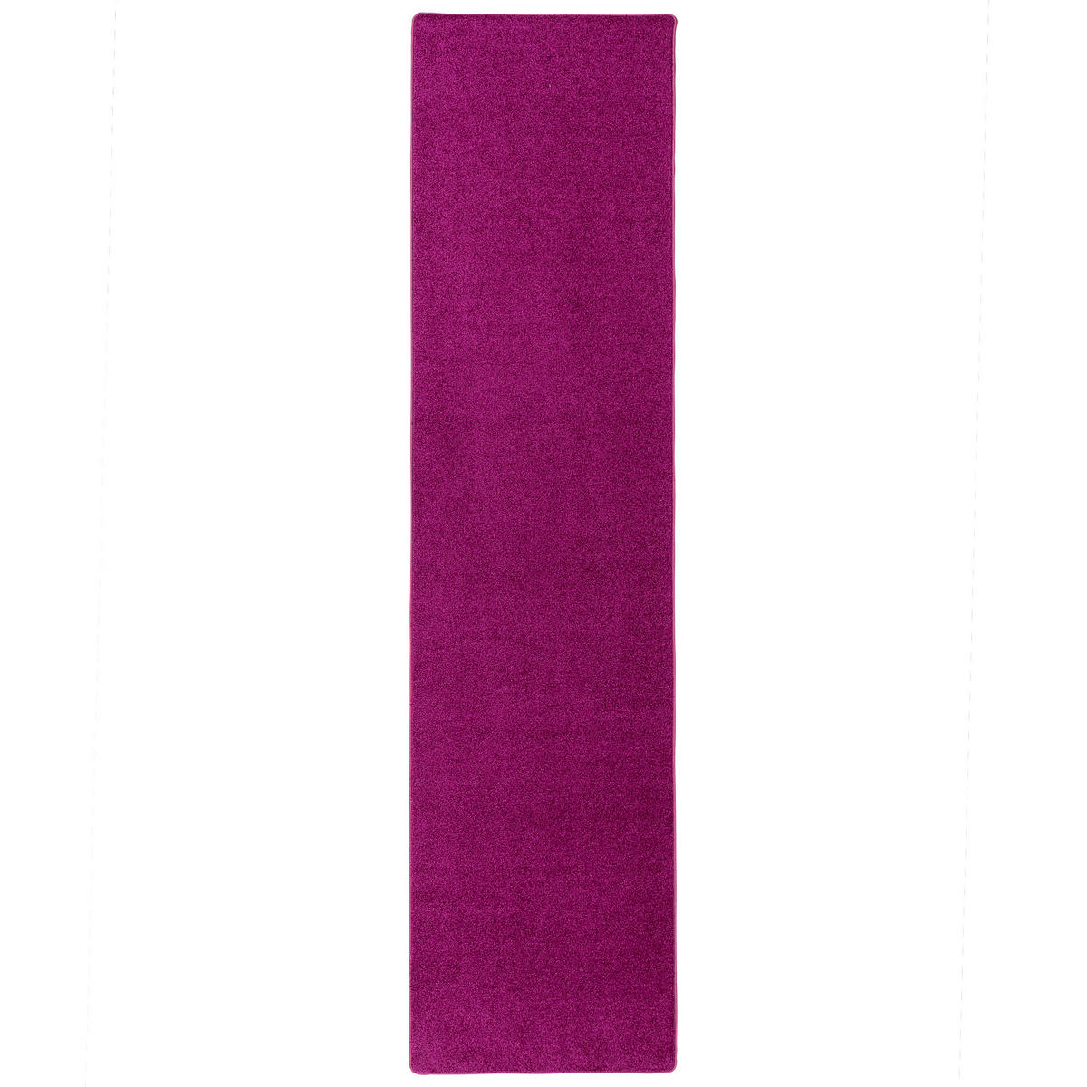 HOCHFLOR VELOURS LÄUFER TEPPICH LUNA - Violett, Textil (80/200cm) - Snapstyle