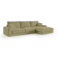ECKSOFA Harvesty Goldfarben - Goldfarben, Textil (332/92/169cm) - Pillovely