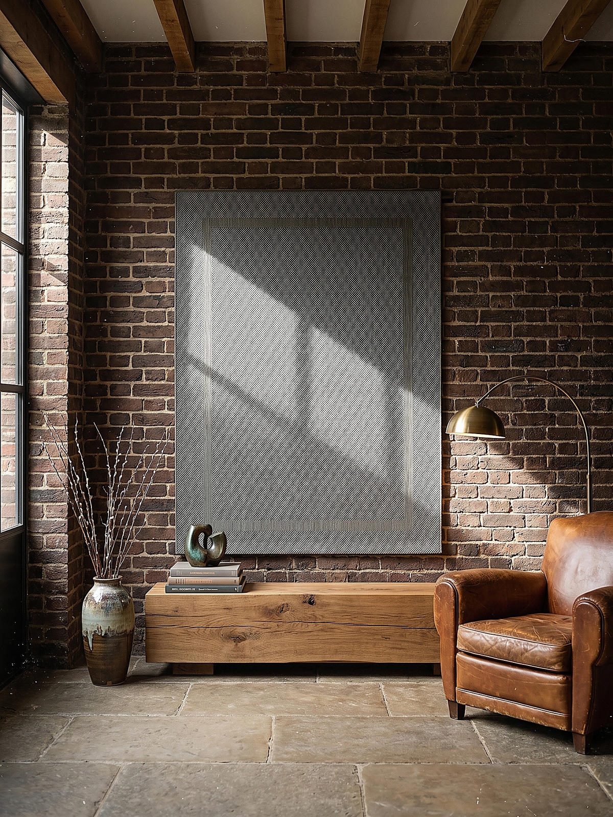 TEPPICHLÄUFER Bordüre BORNO Polypropylen Anthrazit 80 x 150 cm - Anthrazit, Textil (80/150cm) - KADIMA DESIGN