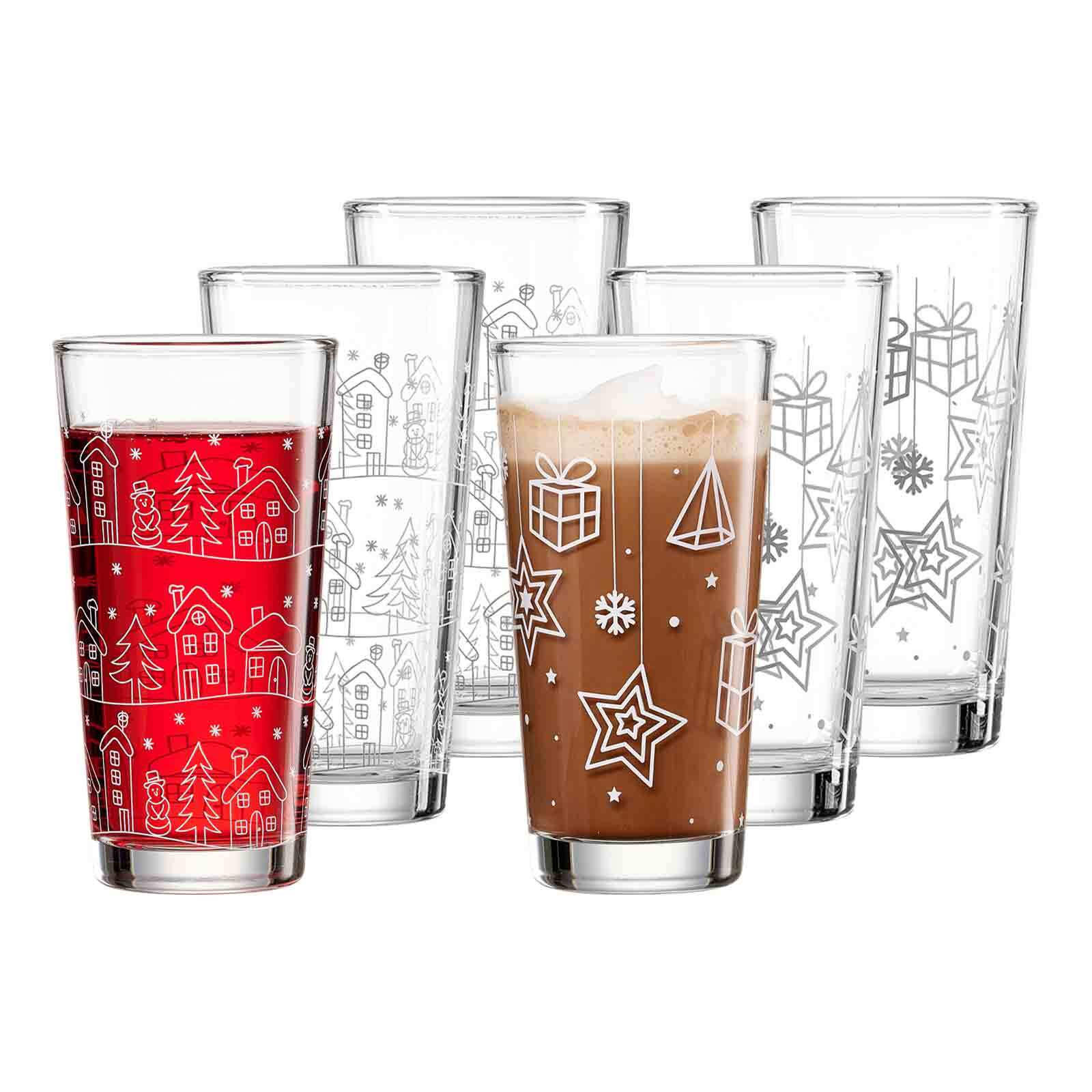 TRINKGLÄSER Winter Xmas transparent 380 ml 6er Set - Transparent, Glas (0.38L) - Ritzenhoff Breker