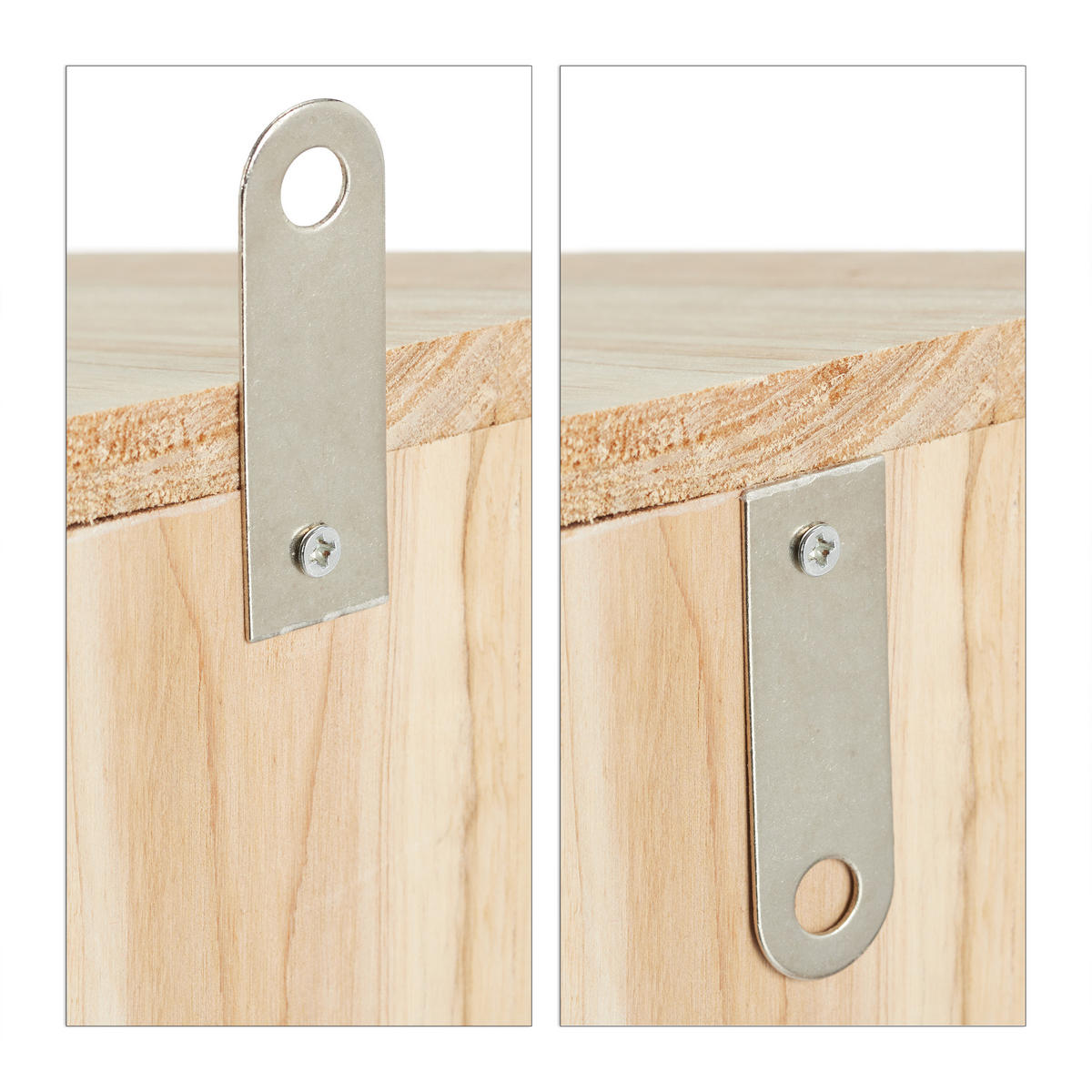 EICHHÖRNCHEN Futterhaus - Hellbraun, Holz (14/17.5/25cm) - Relaxdays