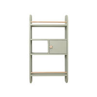 POLICA ZIDNA Rainbow Zelena - zelena, drvni materijal (57/105/23cm) - Petits-meubles