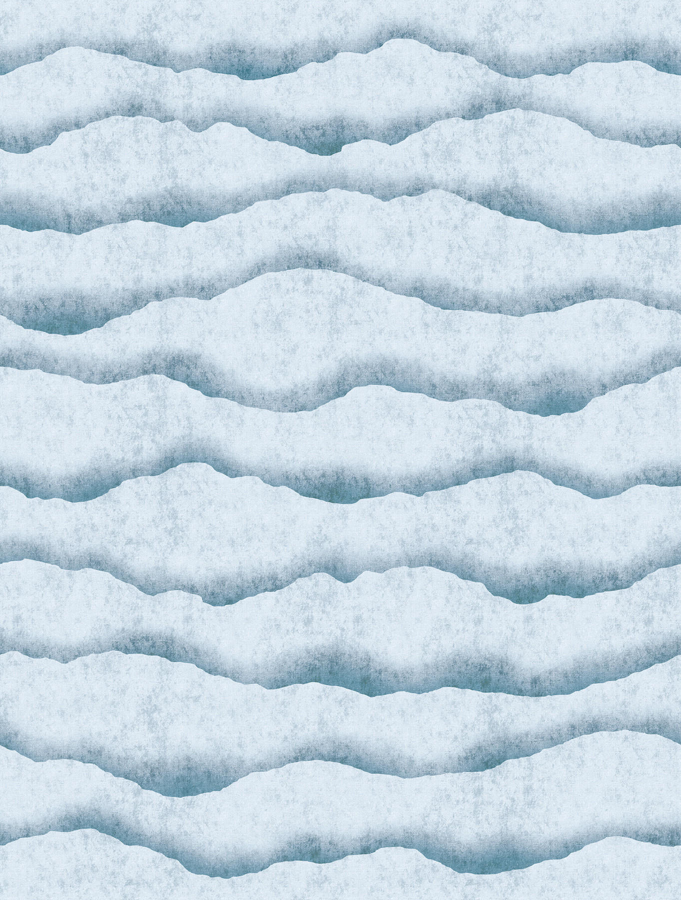 FOTOTAPETE Marmor-Optik 212 x 280 cm - Blau, Papier (212/280cm) - Sanders & Sanders