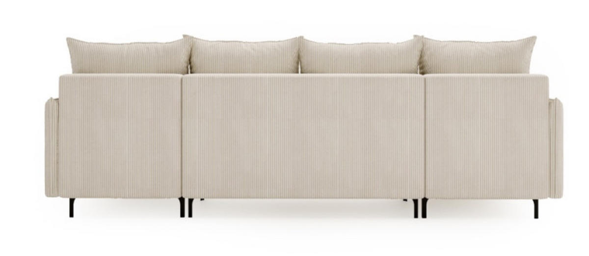ECKSOFA Beige LEA U-Form - Beige, Textil (281/168cm) - Sepro Meble