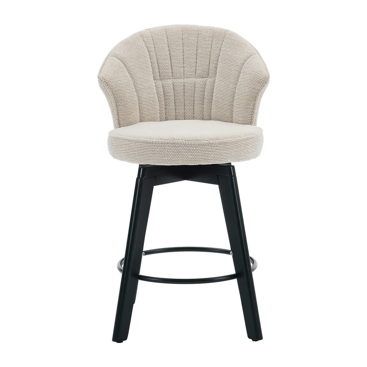 BARHOCKER DE-36256 2er-Set mit 360°-Drehung Beige - Beige, Metall (51/92.5/52.5cm) - ComfortXL