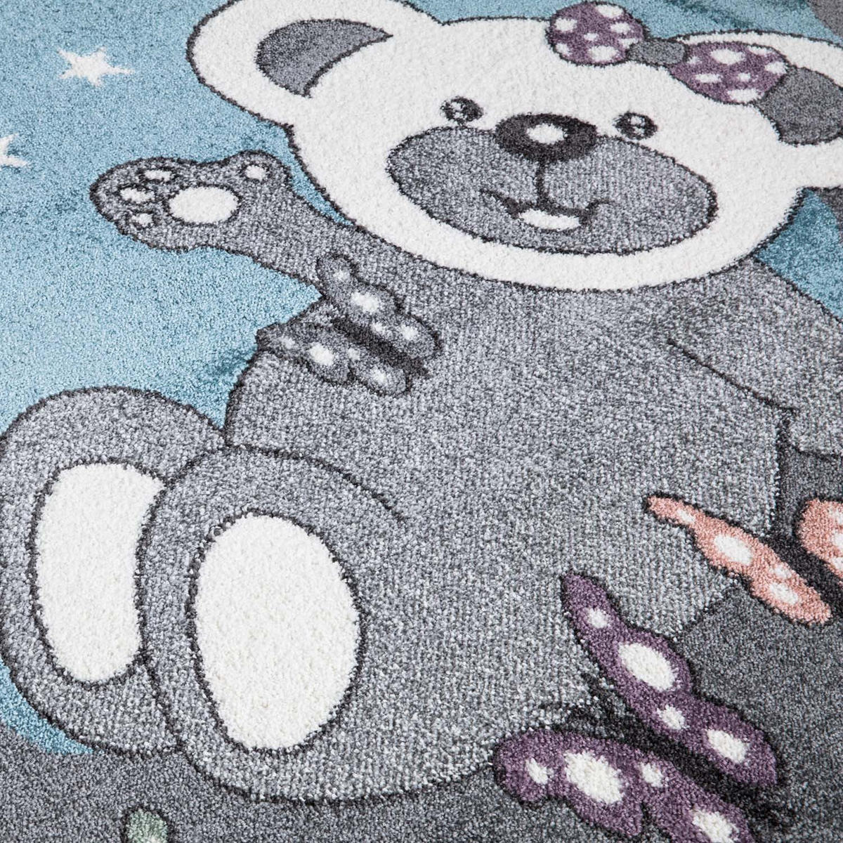 KINDERTEPPICH Anime 916 Blau 190x280 cm - Blau, Textil (190/280cm) - carpet city