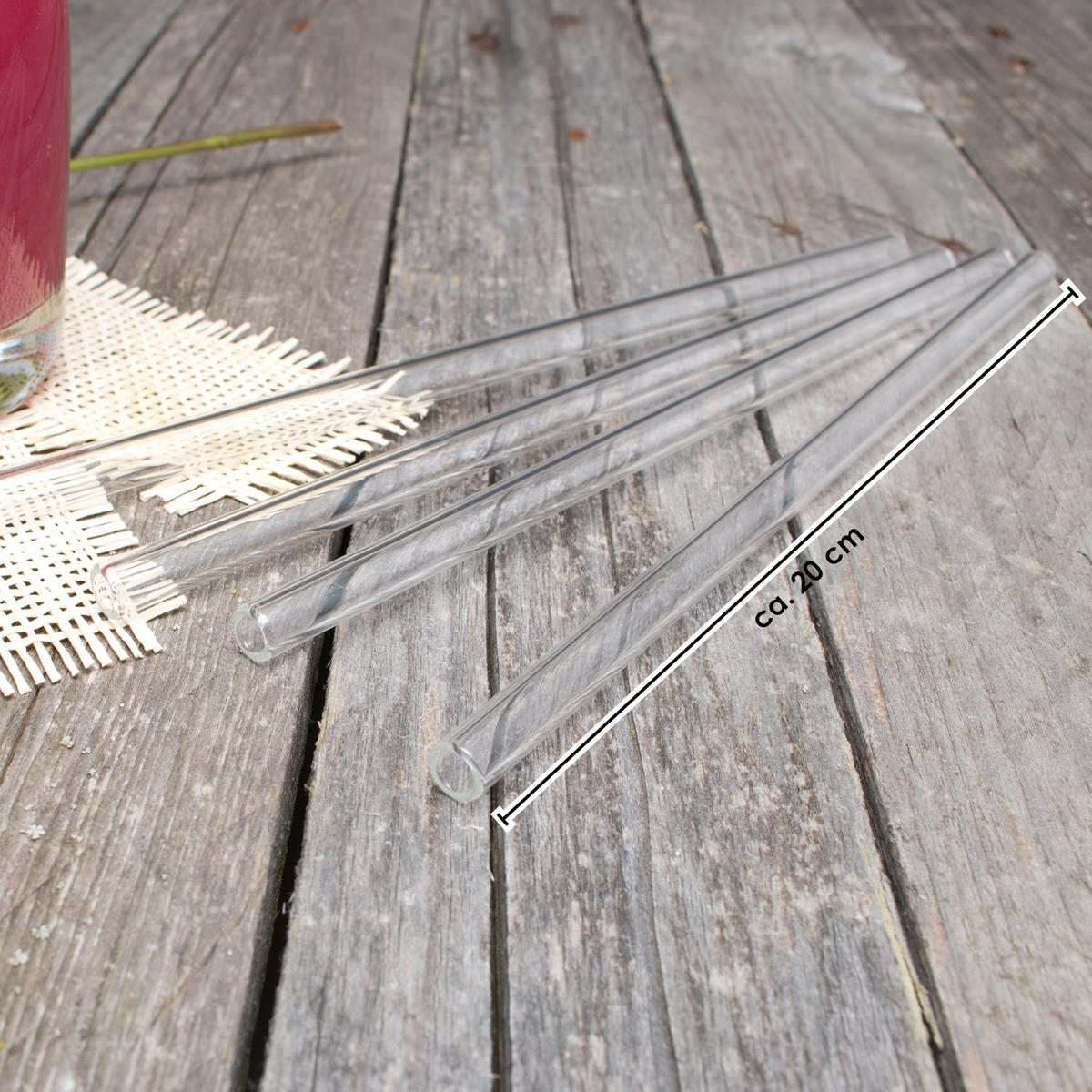 GLAS-TRINKHALME, transparent, Borosilikatglas - Transparent, Glas (0.8/20cm) - bremermann